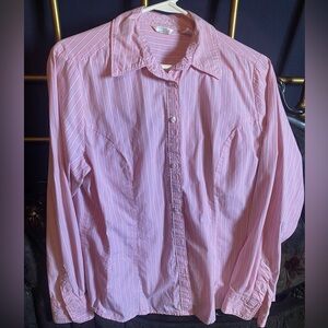 Pink button down